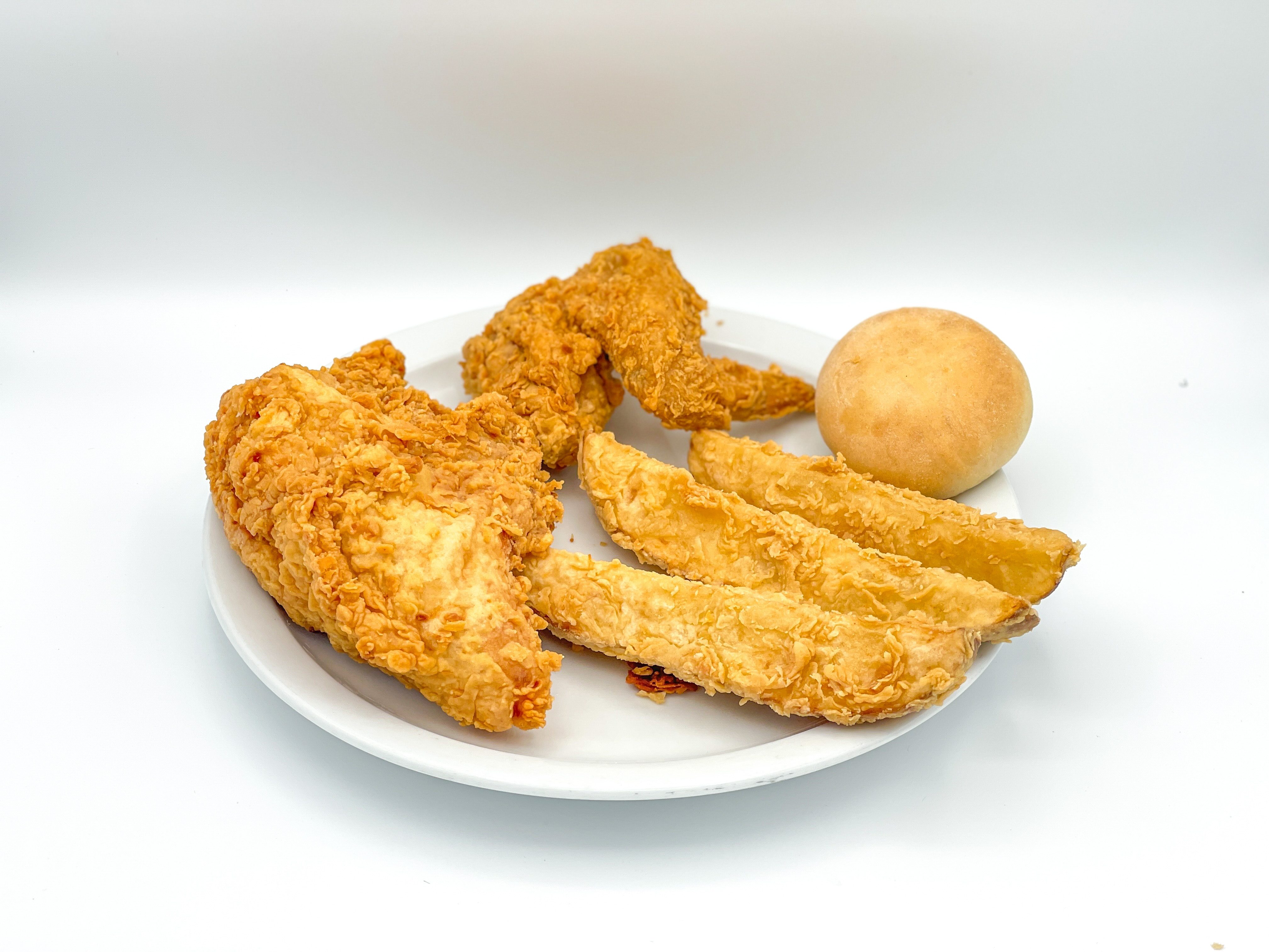 2 Piece White Dinner.