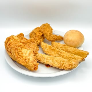 2 Piece White Dinner