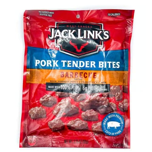 Jacklinks Pork Tender Bites BBQ.