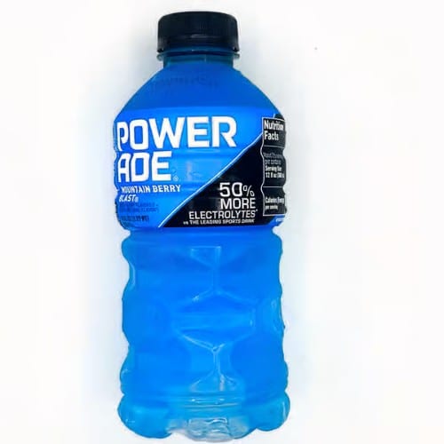 Powerade Mountain Berry Blast.