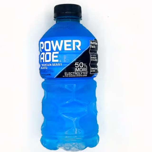 Powerade Mountain Berry Blast.