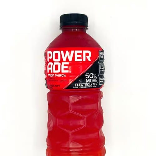 Powerade Fruit Punch.