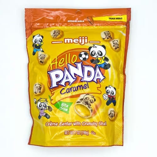 Meiji Hello Panda Caramel.