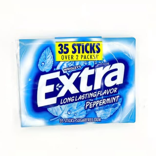Wrigleys Extra Peppermint.