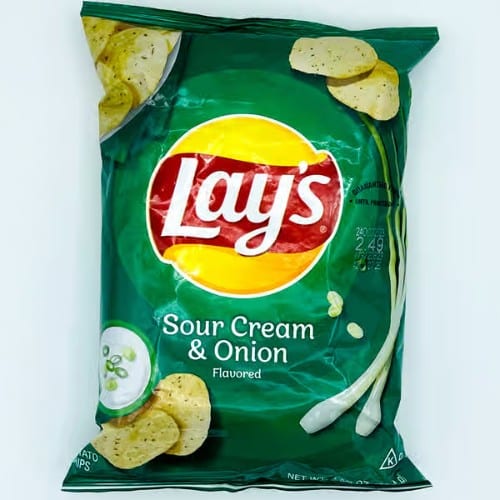 Lays Sour Cream & Onion.