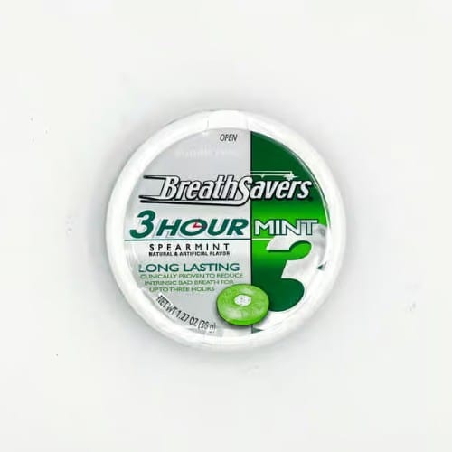 Breath Savers Spearmint.