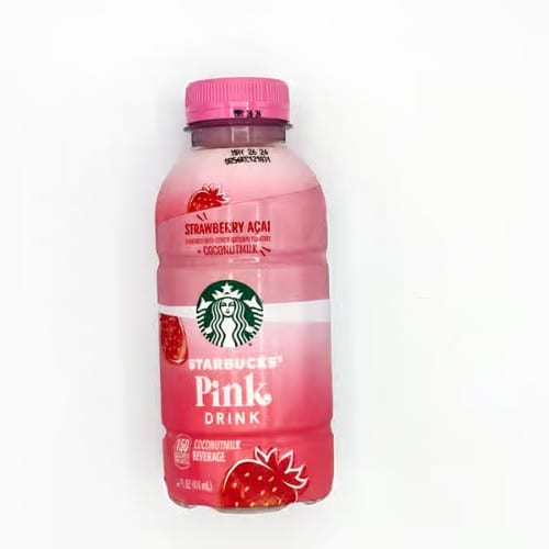 Starbucks Pink Drink Strawberry Acai.