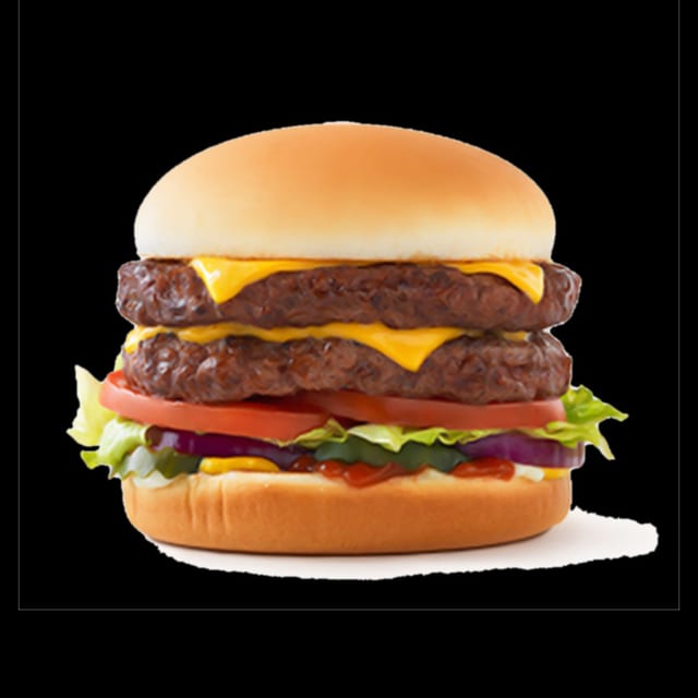 Double Jumbo Beef Hamburger.