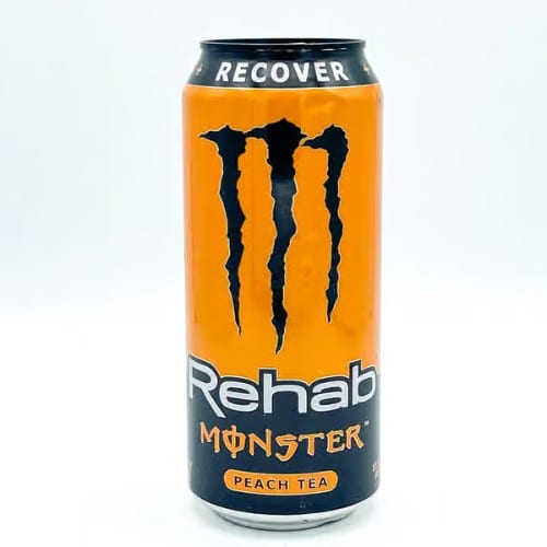 Monster Recover Peach Tea.