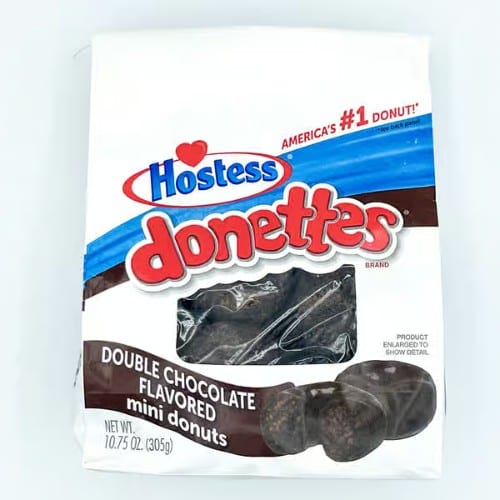 Hostess Double Chocolate Mini Donuts.