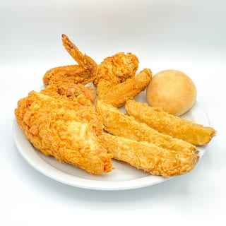 3 Piece White Dinner