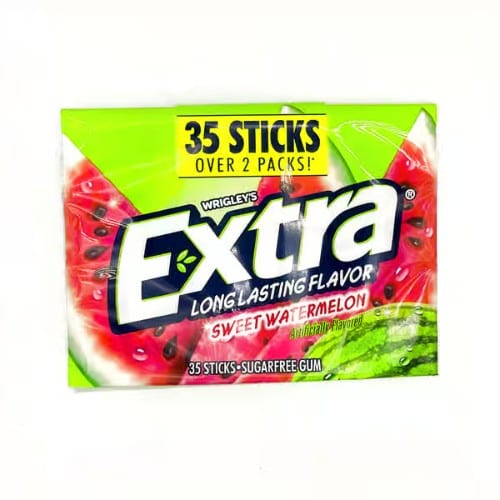 Wrigleys Extra Sweet Watermelon.