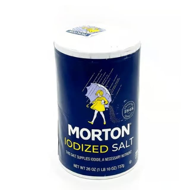 Morton Iodized Salt.