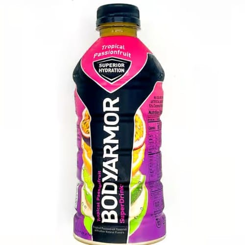 Bodyarmor Tropical Passionfruit.