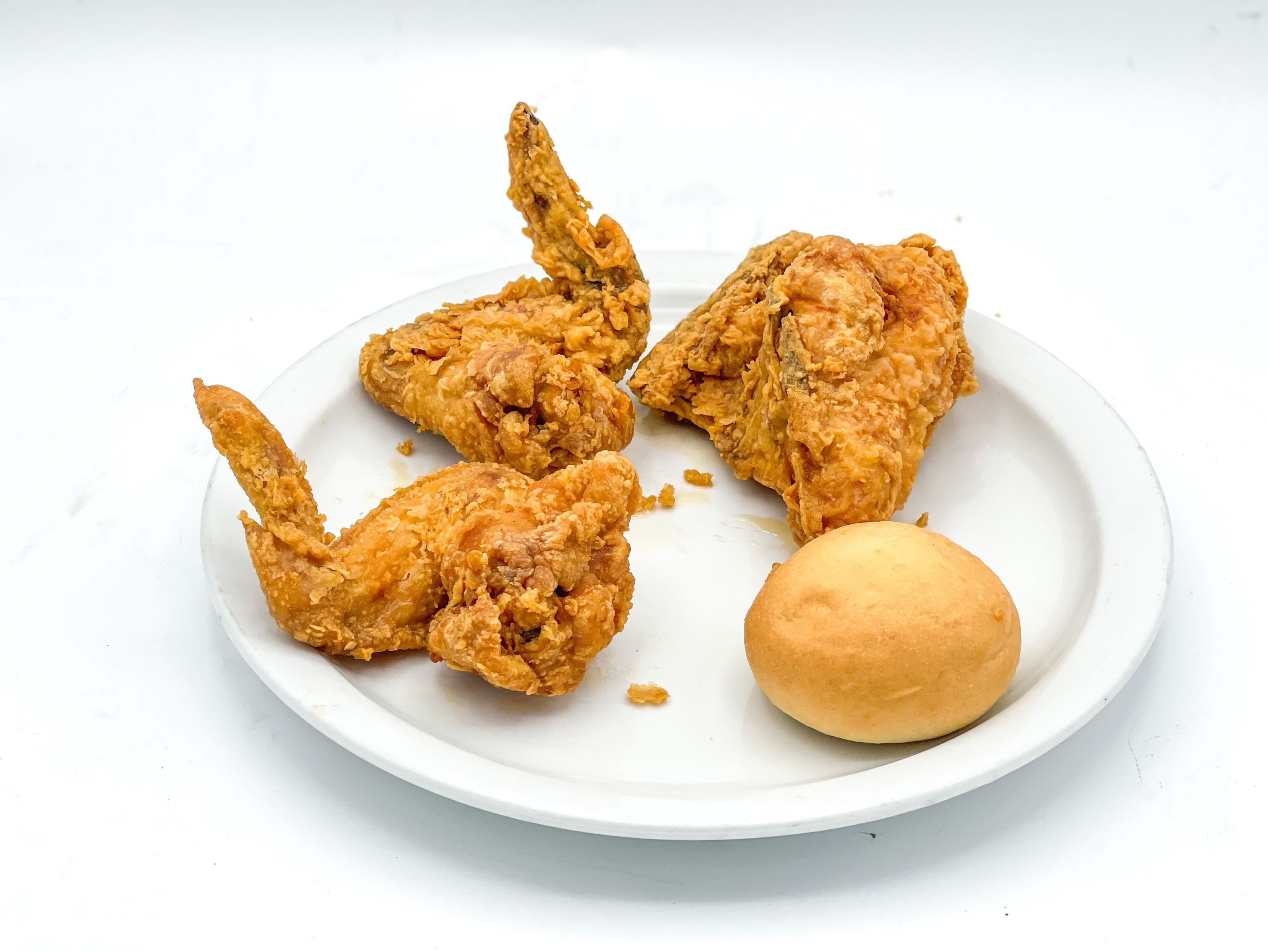 3 Piece White Snack.