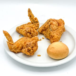 3 Piece White Snack