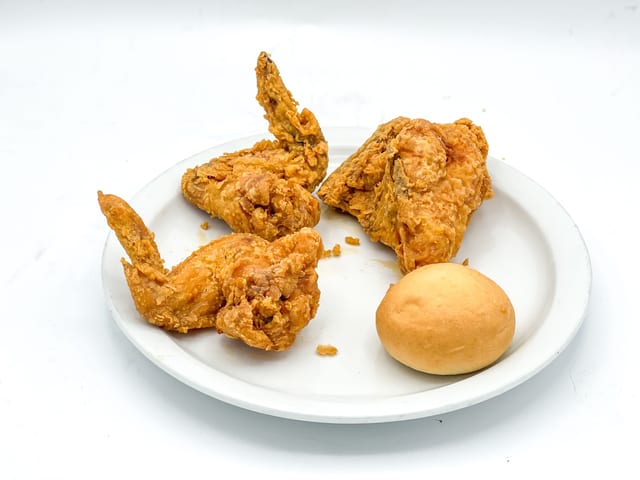 3 Piece White Snack.