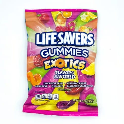 Lifesavers Exotics.