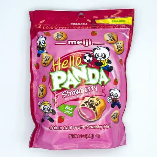 Meiji Hello Panda Strawberry.