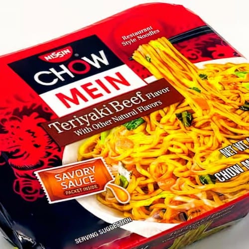 Chowmein Teriyaki Beef.