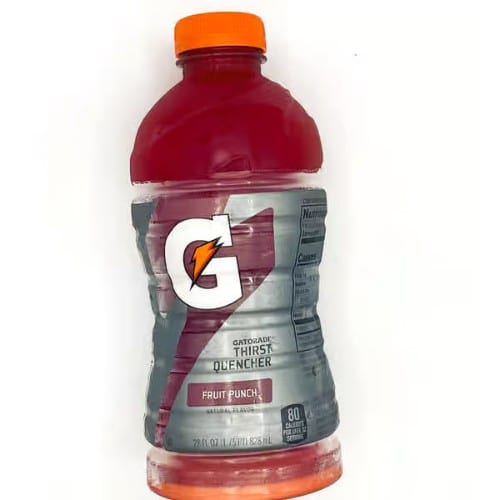 Gatorade Fruit Punch.